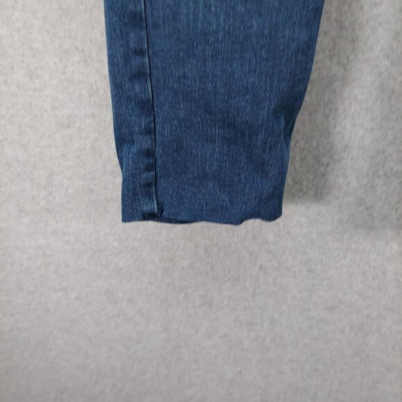 Universal Thread Distressed Skinny Jean Medium Wash Size 14/32R  Cut Bottom - Picture 4 of 16